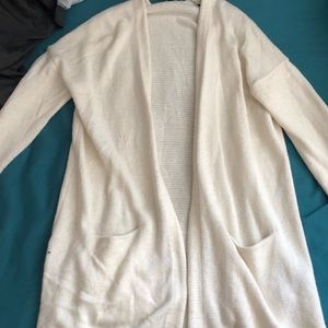cream colored cardigan!